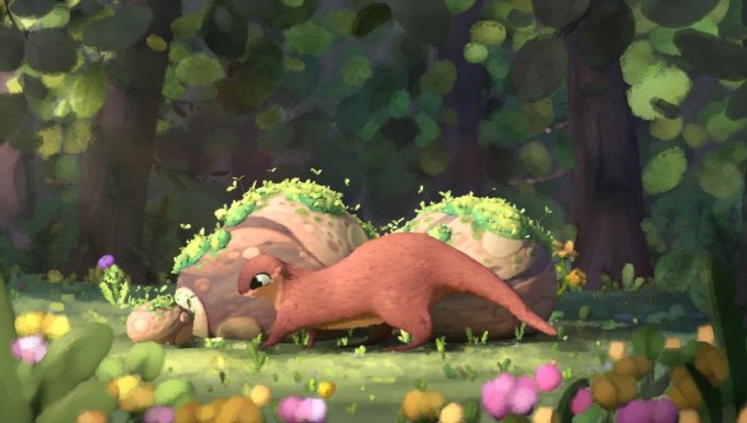 Un animal de la forêt en animation 3D