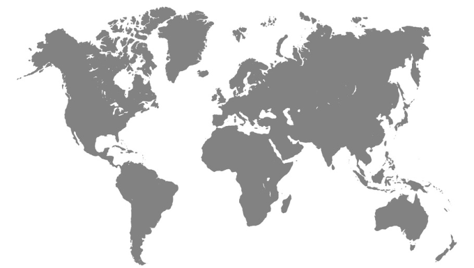 Illustration d'une carte du monde.