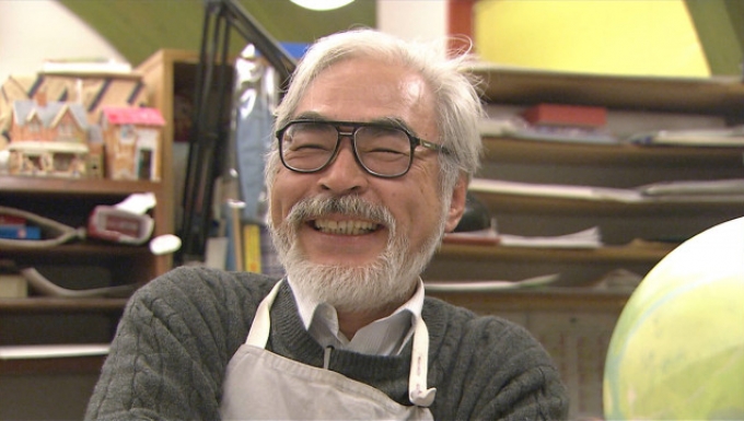 Photographie de Hayao Miyazaki.