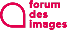 Logo Forum des images : lettres stylisées roses sur fond blanc.