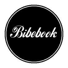 Logo Bibebook : lettres blanches dans cercle noir