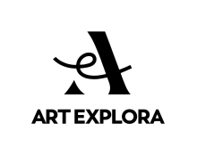 Logo Art Explora : lettres stylisées noir sur fond blanc.