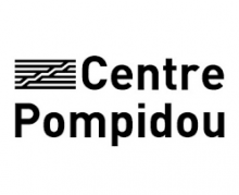 Logo Centre Pompidou. Lettres stylisées noires sur fond blanc.