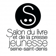 Logo du Salon du livre et de la jeunesse : lettres stylisées noires sur fond blanc.