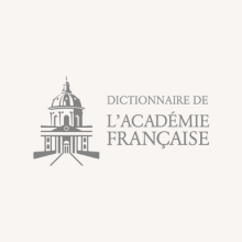 Logo représentant le bâtiment de l'Académie Française, avec sa coupole