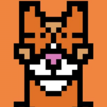 Dessin en pixel art de Pixeludo, personnage principal du jeu