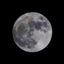 Photo de la pleine lune