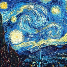 "La Nuit étoilée" de Vincent Van Gogh, juin 1889.